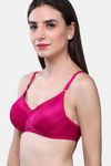 Maroon Clothing Padded Non Wired Full Coverage T-Shirt Bra (Pack of 2) - Multicolor — thumbnail 3